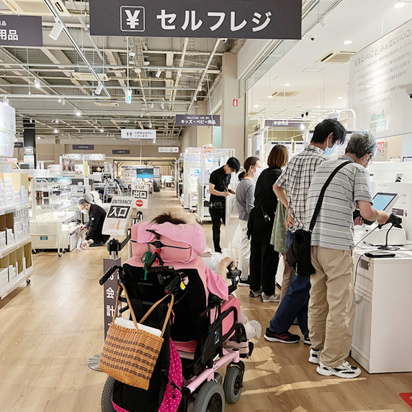 プラス介護タクシーの実績、お買い物付添
